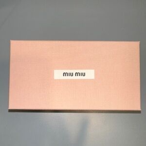 EMPTY Miu Mui box, pink